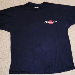 Champion Dark Blue Logo Tee
